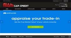 Desktop Screenshot of miamicarcredit.com